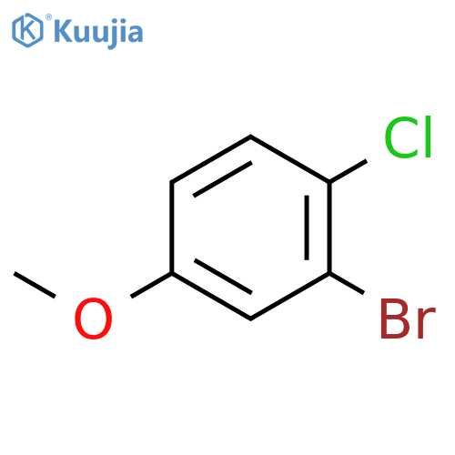 2-bromo-1-chloro-4-methoxybenzene structure