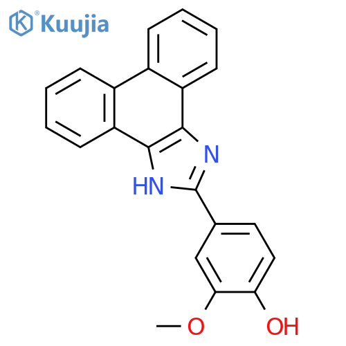 2-Methoxy-4-(1H-phenanthro[9,10-d]imidazol-2-yl)-phenol structure