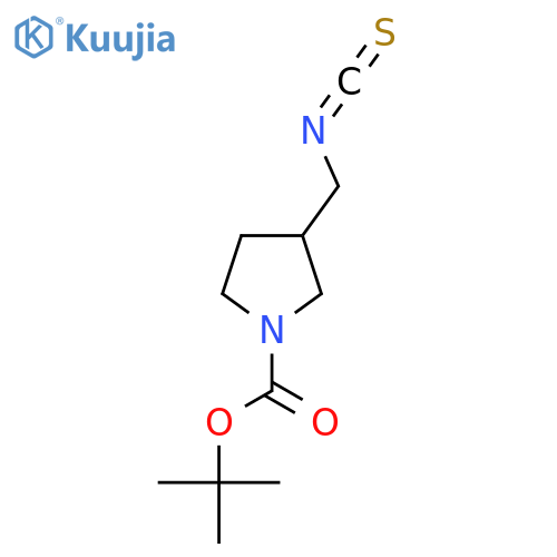 Tert-butyl 3-(isothiocyanatomethyl)pyrrolidine-1-carboxylate structure