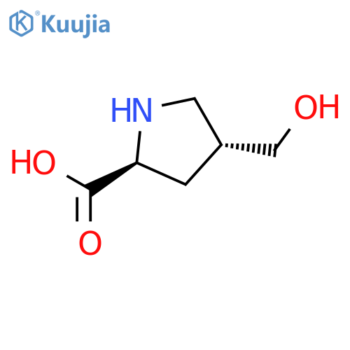 L-Proline,4-(hydroxymethyl)-, (4R)- structure
