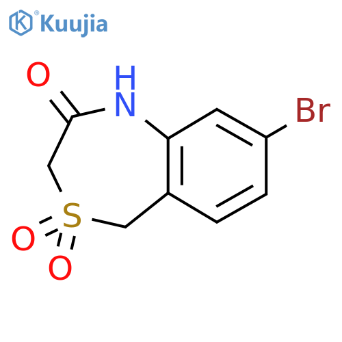8-Bromo-1,2,3,5-tetrahydro-4lambda6,1-benzothiazepine-2,4,4-trione structure
