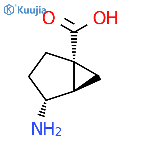 rac-(1R,4R,5R)-4-aminobicyclo[3.1.0]hexane-1-carboxylic acid structure