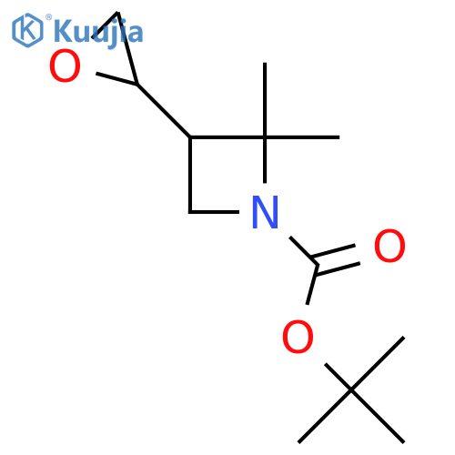 Tert-butyl 2,2-dimethyl-3-(oxiran-2-yl)azetidine-1-carboxylate structure