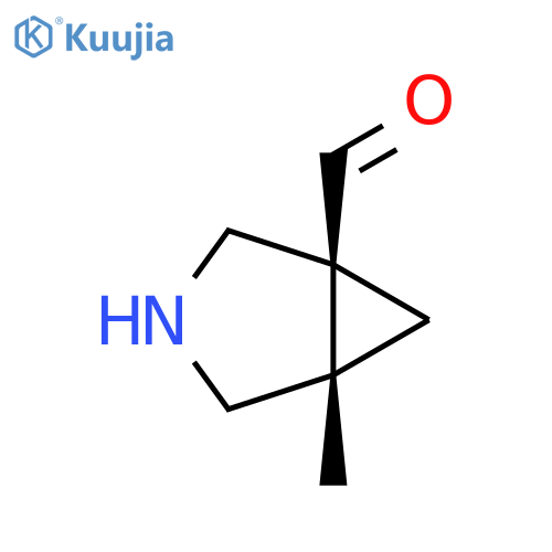 rac-(1R,5R)-5-methyl-3-azabicyclo3.1.0hexane-1-carbaldehyde structure