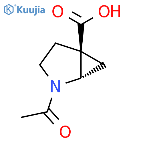 rac-(1R,5R)-2-acetyl-2-azabicyclo3.1.0hexane-5-carboxylic acid structure