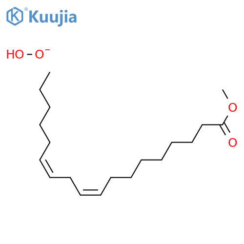 9,12-Octadecadienoicacid, hydroperoxy-, methyl ester, (Z,Z)- (9CI) structure