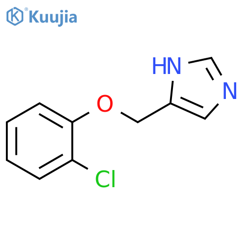 1H-Imidazole, 4-[(2-chlorophenoxy)methyl]- structure