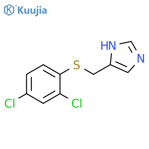 1H-Imidazole, 4-[[(2,4-dichlorophenyl)thio]methyl]- structure