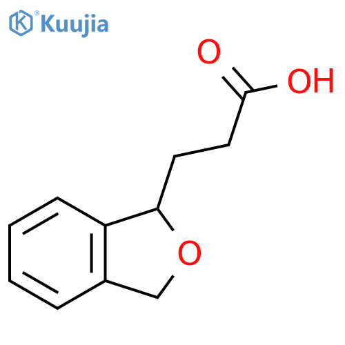 3-(1,3-Dihydro-2-benzofuran-1-yl)propanoic acid structure