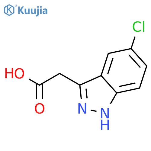 2-(5-Chloro-1H-indazol-3-YL)acetic acid structure