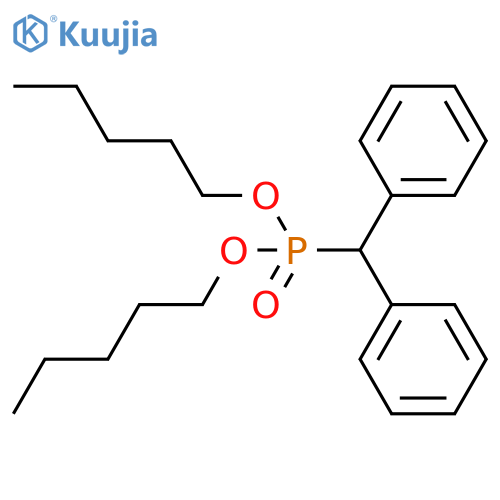 Phosphonicacid, P-(diphenylmethyl)-, dipentyl ester structure