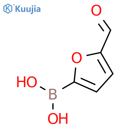 2-Formylfuran-5-boronic acid structure