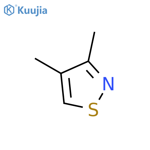 Isothiazole, 3,4-dimethyl- structure