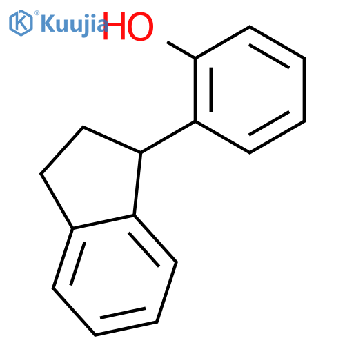 2-(2,3-Dihydro-1H-inden-1-yl)phenol structure
