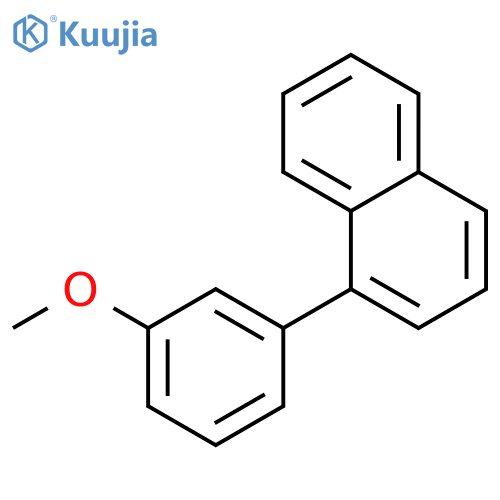 Naphthalene, 1-(3-methoxyphenyl)- structure
