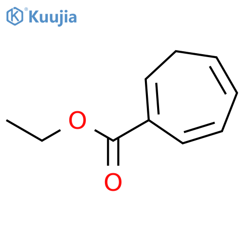 1,4,6-Cycloheptatriene-1-carboxylic acid, ethyl ester structure