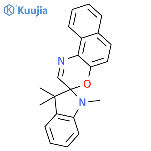 1,3,3-Trimethylspiroindoline-2,3'-naphtho2,1-b1,4oxazine structure
