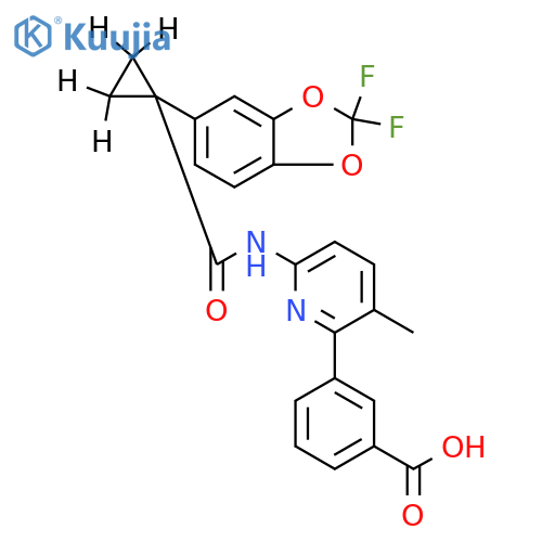 Lumacaftor-d structure