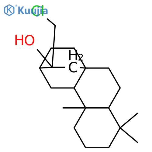 17-Chloro-16-kauranol; (ent-16β)-form structure