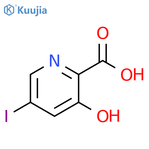 3-Hydroxy-5-iodopicolinic Acid structure