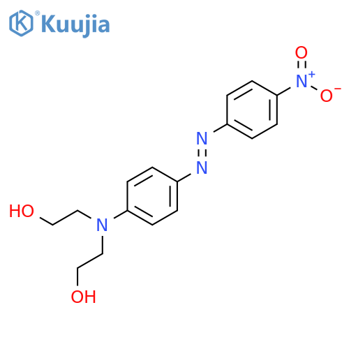 Ethanol,2,2'-[[4-[2-(4-nitrophenyl)diazenyl]phenyl]imino]bis- structure