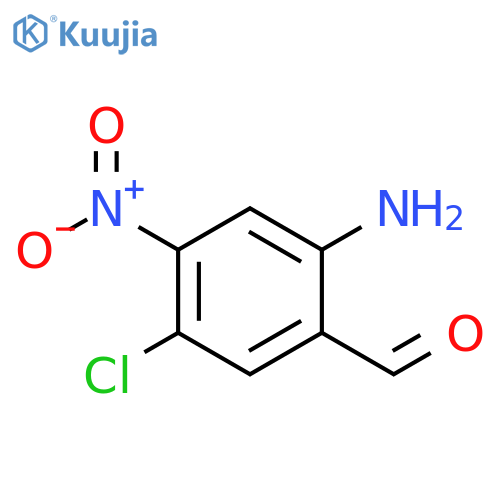 2-Amino-5-chloro-4-nitrobenzaldehyde structure