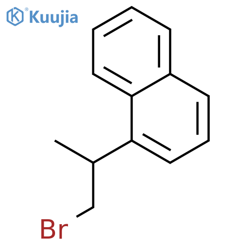 1-(1-bromopropan-2-yl)naphthalene structure