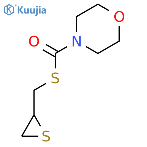 4-Morpholinecarbothioic acid, S-(thiiranylmethyl) ester structure