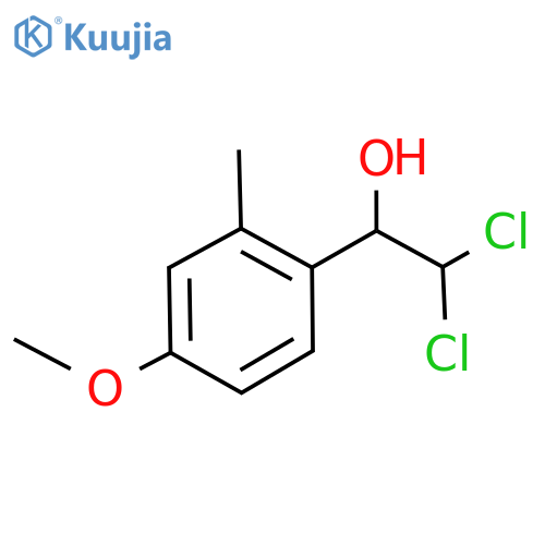 2,2-Dichloro-1-(4-methoxy-2-methylphenyl)ethanol structure