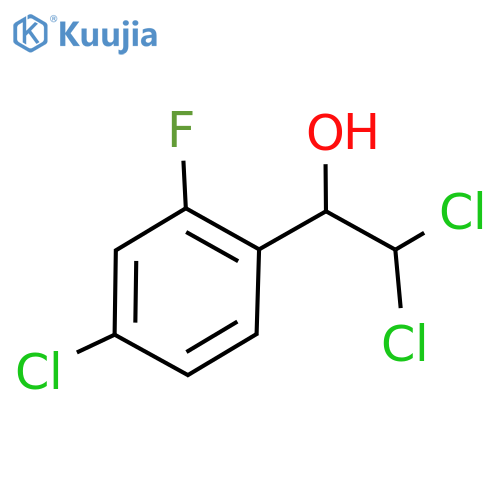 2,2-Dichloro-1-(4-chloro-2-fluorophenyl)ethanol structure