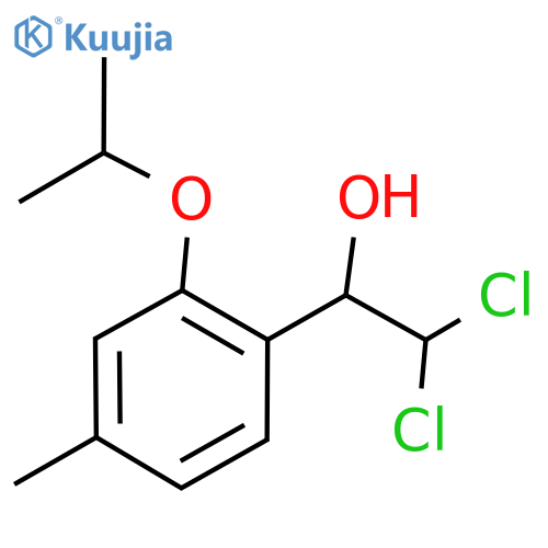 2,2-Dichloro-1-(2-isopropoxy-4-methylphenyl)ethanol structure