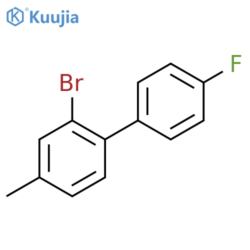 2-Bromo-4'-fluoro-4-methyl-1,1'-biphenyl structure