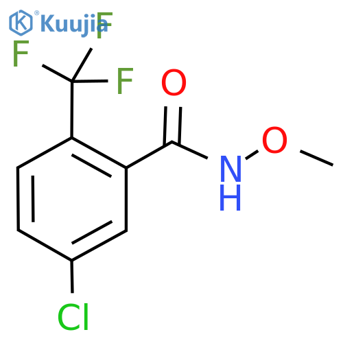 5-Chloro-N-methoxy-2-(trifluoromethyl)benzamide structure