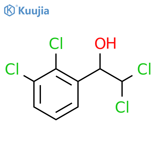 2,2-Dichloro-1-(2,3-dichlorophenyl)ethanol structure