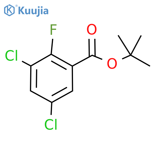 Tert-butyl 3,5-dichloro-2-fluorobenzoate structure