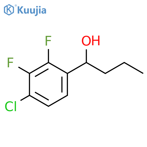 1-(4-Chloro-2,3-difluorophenyl)butan-1-ol structure