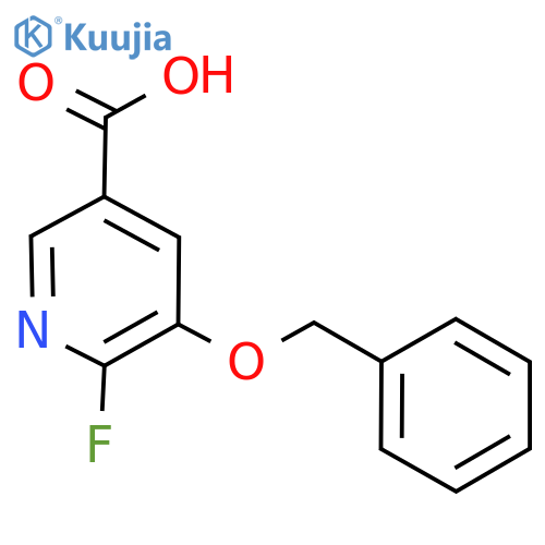 5-(Benzyloxy)-6-fluoronicotinic acid structure