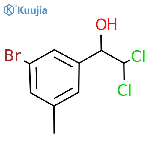 1-(3-Bromo-5-methylphenyl)-2,2-dichloroethanol structure