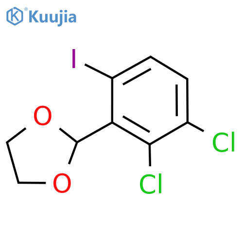 2-(2,3-Dichloro-6-iodophenyl)-1,3-dioxolane structure