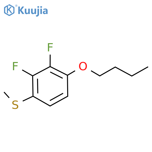 (4-Butoxy-2,3-difluorophenyl)(methyl)sulfane structure