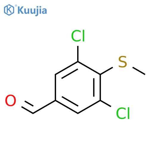 3,5-Dichloro-4-(methylthio)benzaldehyde structure