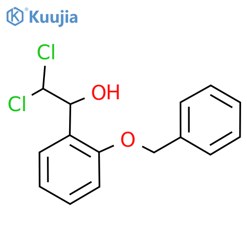 1-(2-(Benzyloxy)phenyl)-2,2-dichloroethanol structure