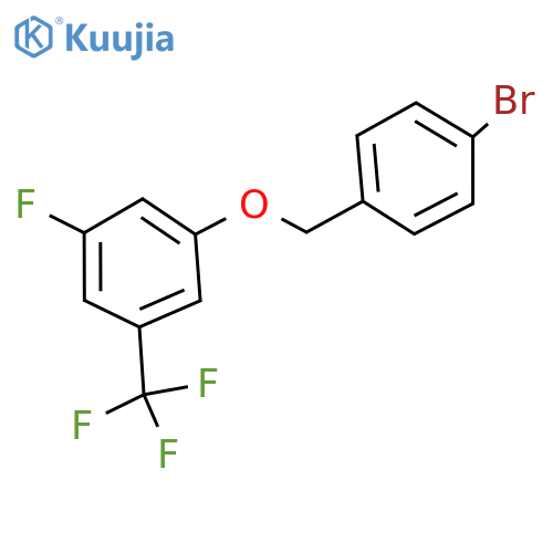 1-((4-Bromobenzyl)oxy)-3-fluoro-5-(trifluoromethyl)benzene structure