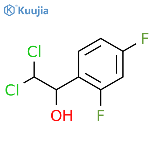 2,2-Dichloro-1-(2,4-difluorophenyl)ethanol structure