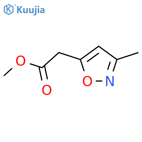 5-Isoxazoleacetic acid,3-methyl-, methyl ester structure