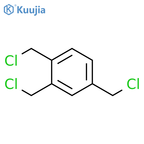 Benzene, 1,2,4-tris(chloromethyl)- structure