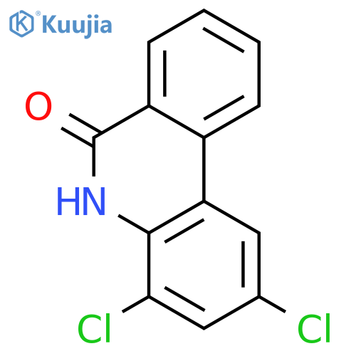 6(5H)-Phenanthridinone,2,4-dichloro- structure