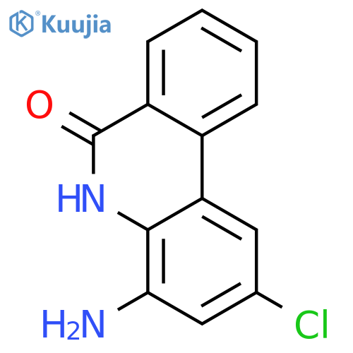 6(5H)-Phenanthridinone,4-amino-2-chloro- structure