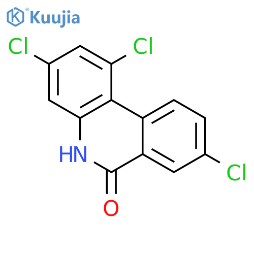 6(5H)-Phenanthridinone,1,3,8-trichloro- structure