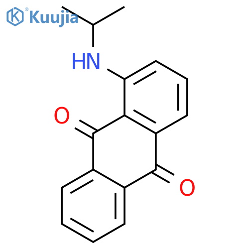 1-(Isopropylamino)anthraquinone structure
